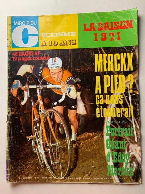 MIROIR DU CYCLISME 1971 N 141 ROZIERS et MERCKX EUR 22,00 - FR
