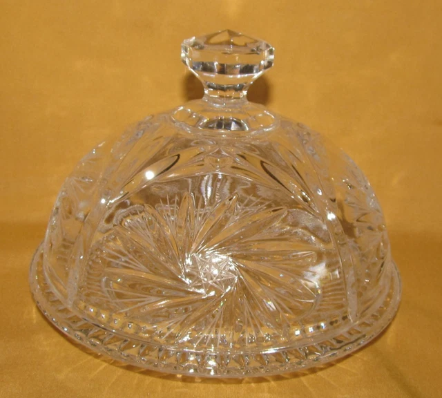 Grande Cloche à Fromage En Cristal – Transparent – Très Bon état
