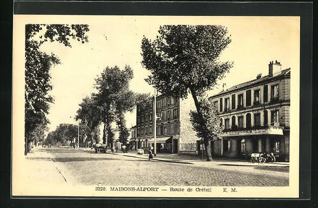 CPA Maisons-Alfort, Route de Créteil