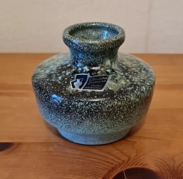 Silberdistel Fayencen Handmade German Vase