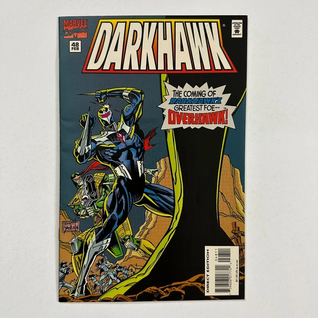 Darkhawk 48 1St Cameo Appearance Overhawk Low Print Run (1995, Marvel Comics)