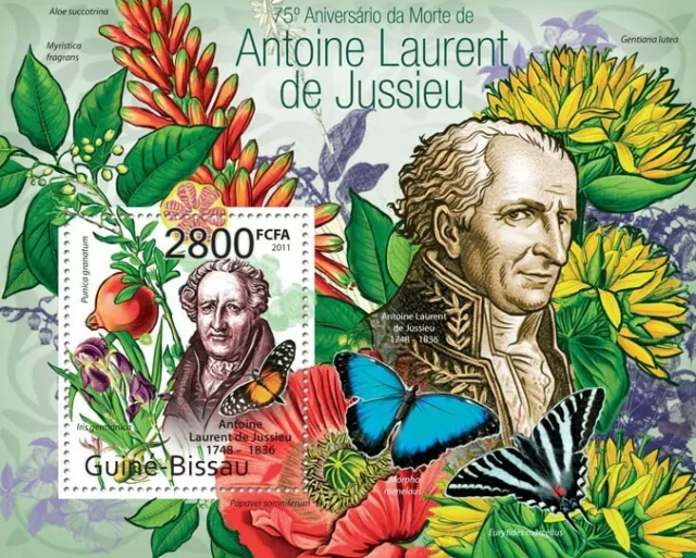 Guinea 2011 MNH - 75th Anniversary of death of Antoine Laurent de Jussieu