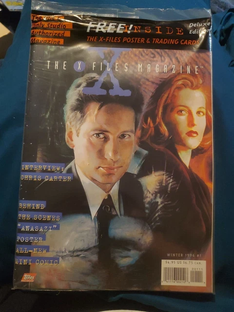 X File Magazine THE X-FILES MAGAZINE #1 - Winter 1996 - Sealed - with Poster and ...