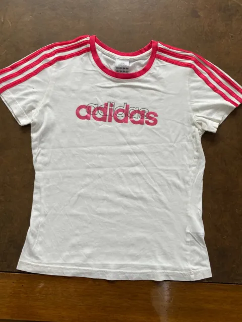Adidas+++T Shirt+++Bianco++++Tg 42+++Originale100%+++Reuse+++Street Wear