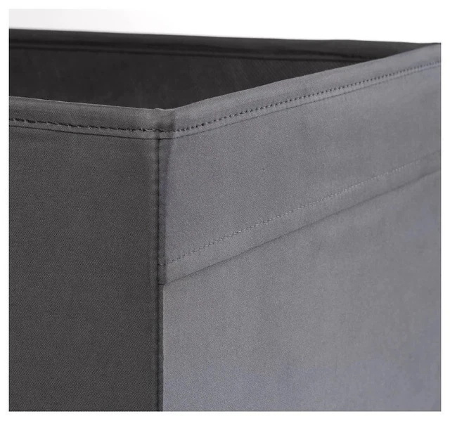 4 X IKEA Drona Grey Storage Boxes Magazine Kallax Shelving Shelf Toys