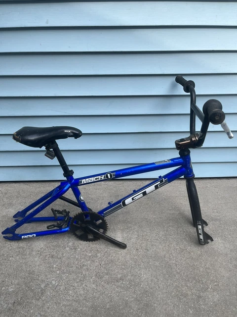 AME BMX Bike Grips Tri Blue A'ME Old School Bicycle GT PERFORMER DYNO