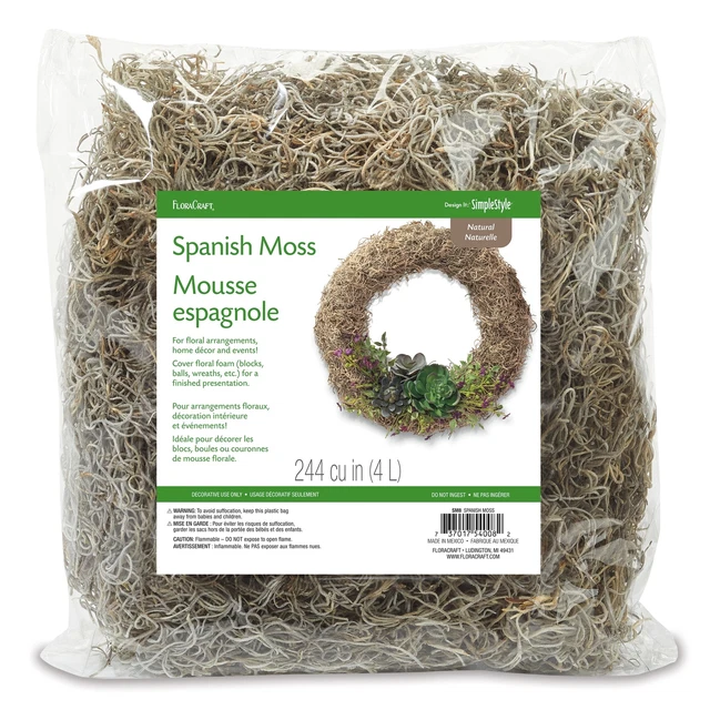 FloraCraft musgo español 8 onzas (4L) natural