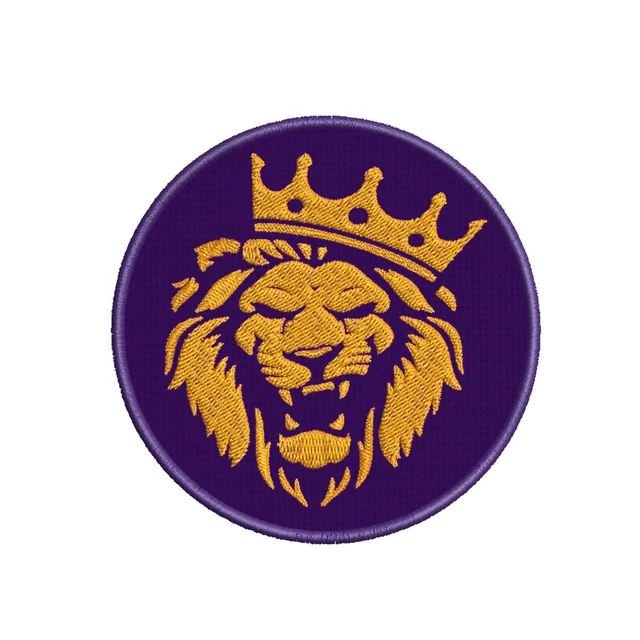 LION ROARING PATCH King of The Jungle Embroidered DIY IronOn Applique