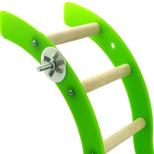 2x Papagei Kauen Spielzeug Vogel Käfig Zubehör Vogel Käfig Schaukel 4
