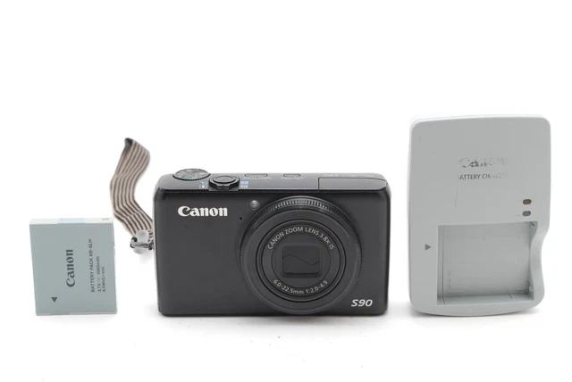 [Near MINT w/Strap] Canon PowerShot S90 10.0MP Compact Digital Camera From JAPAN