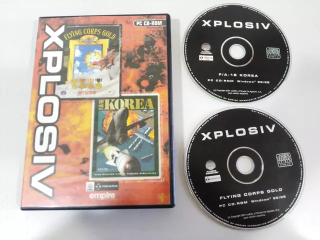F/A-18 Korea + Flying Corps Gold Empire Interactive - Juego Pc 2 X Cd-Rom - Am