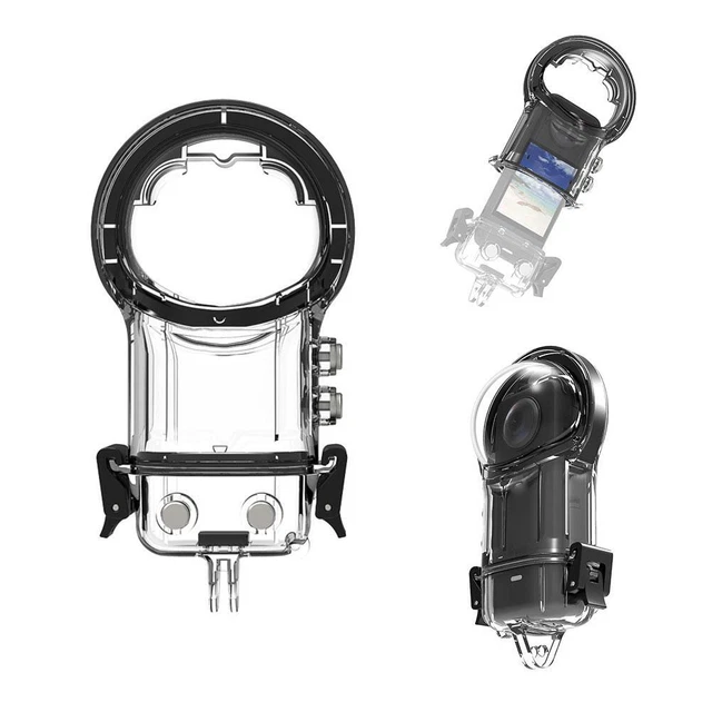 Estuche impermeable para cámara panorámica Insta360 X3 sellado protector buceo E1S0