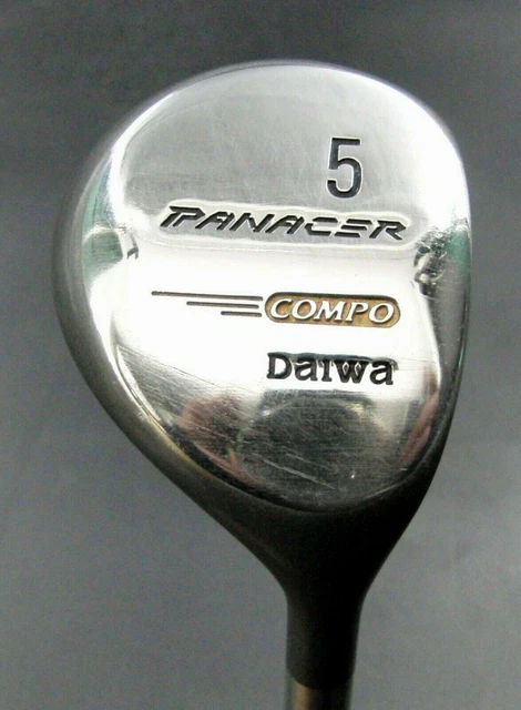 Vintage Daiwa Panacer Compo 5 Wood Stiff Graphite Shaft Golf Pride Grip Vintage Daiwa Panacer Compo 5 Wood Stiff Graphite Shaft Golf Pride Grip