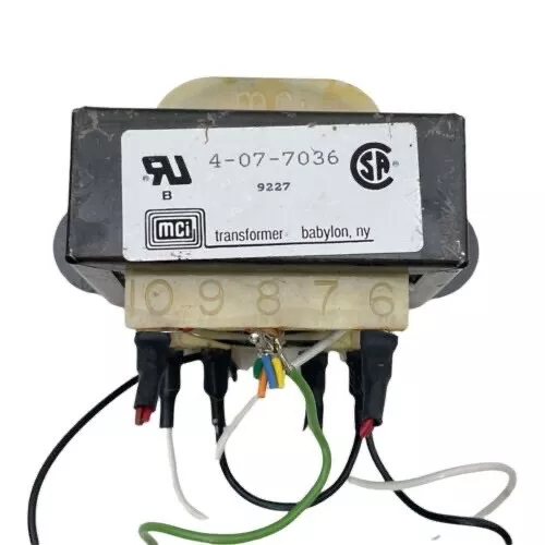 MCI Transformer 4-07-7036 4077036 Quick Connect Power Replacement Part