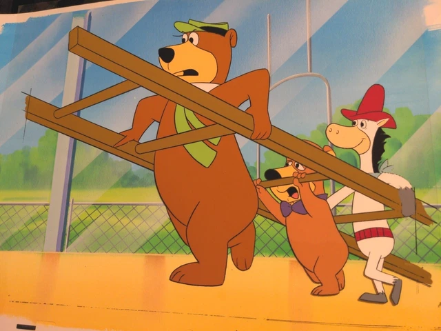 YOGI BEAR MOVIE animation cel production art Hanna-Barbera vintage ...