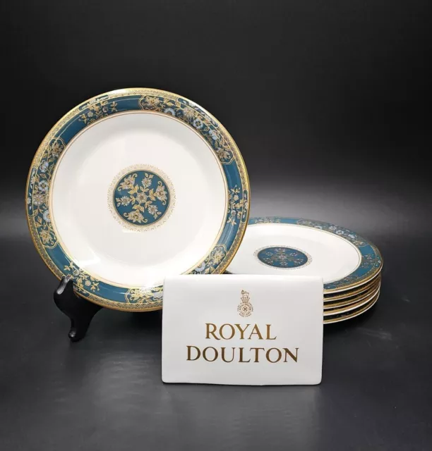 Royal Doulton Bone China CARLYLE Set(s) 6 Bread & Butter Plates MINT