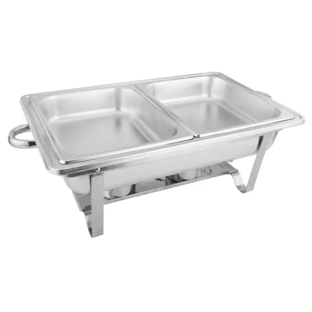 2*4.5L Chafing Dish Buffet Food Warmer  Multi Stainless Steel Bain Marie