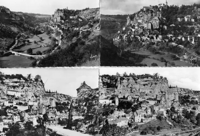 *979 cpsm 46 Lot of 7 Cards on Rocamadour