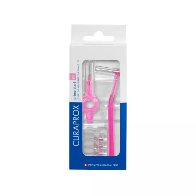 CURAPROX Premier Plus Set Starter - 5x Cps 08 Rose Brosses Intra Dentaires 2