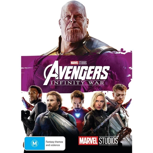 AVENGERS INFINITY War (2018, Bluray) Thanos, Stones, Disc & Case