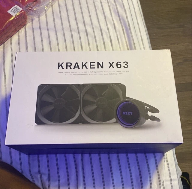 NZXT KRAKEN X63 280mm AIO RGB CPU Liquid Cooler RLKRX6301 115.00