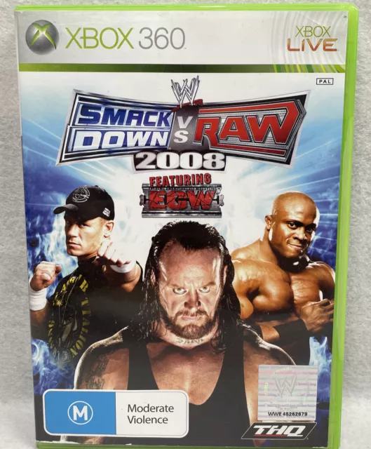 xbox 360 WWE SMACKDOWN VS RAW 2010 (Works On US Consoles) Region Free NI