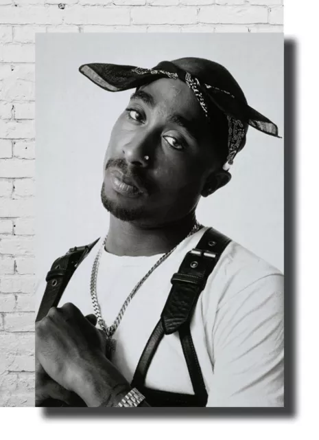 X590 2pac Tupac Great Hip Hop Singer Fabric Poster Art 40 24x36