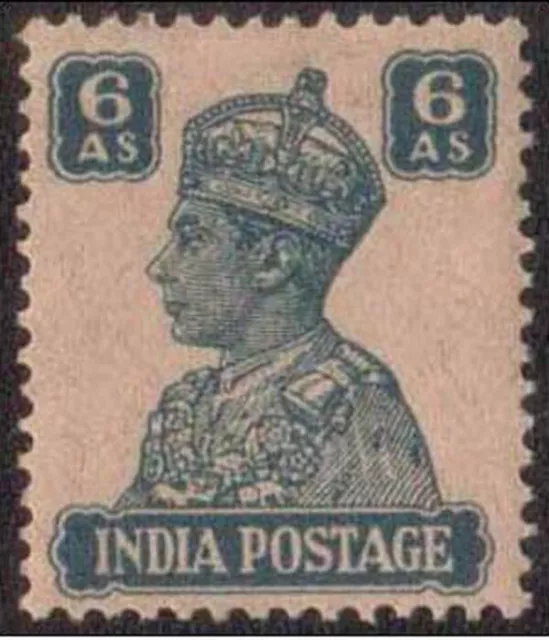 India Mnh 6 Anna King George Vi Kgvi