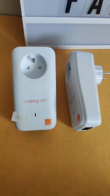 ORANGE kit CPL LIVEPLUG OFFICIEL original WIFI EXTENDER 500 Mbits/s