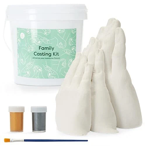 Risa - Kit de fundición a mano 3D - Juego completo de regalo de moldeo de arcilla para el Día de la Madre