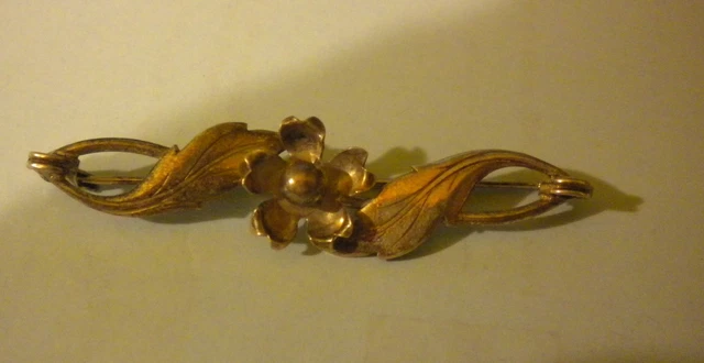 Broche ancienne argent massif