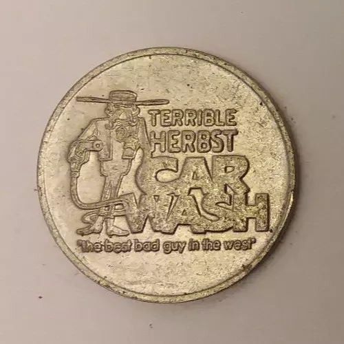 Terrible Herbst Las Vegas, NV Car Wash Token 25mm