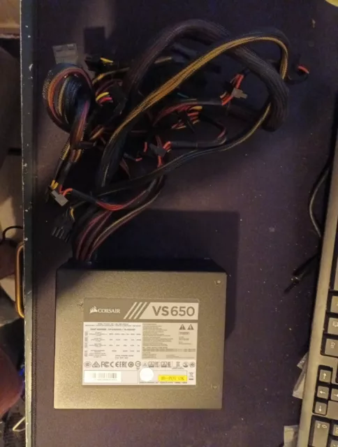 Corsair Power Supply VS650 Model RPS0102 Part Number CP-9020172 / 75-003437