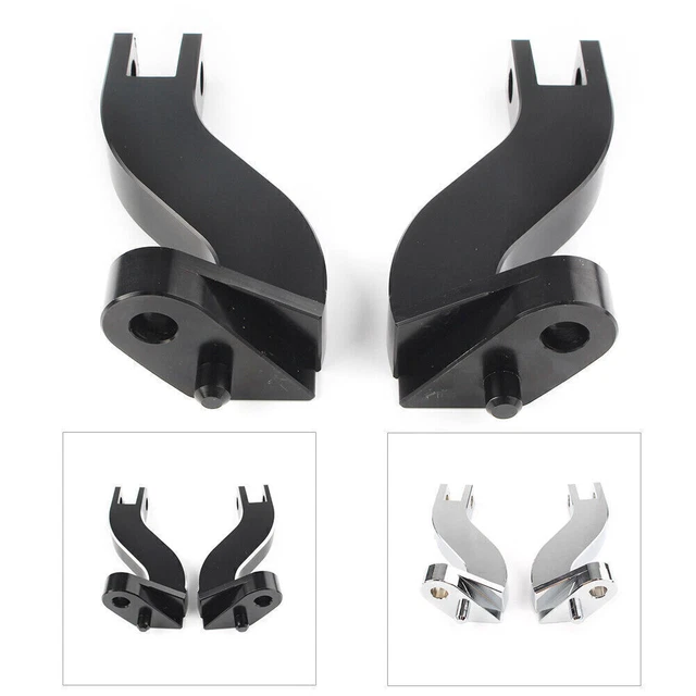2 pz poggiapiedi passeggero set di fissaggio per Harley Touring FLHT 1993-2016 2015