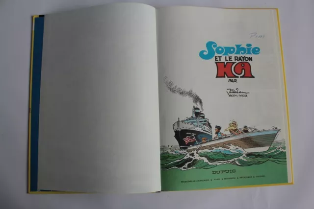 BD Une aventure de Sophie et le rayon Ka T5 Jidéhem EO 1971 (57783) 3