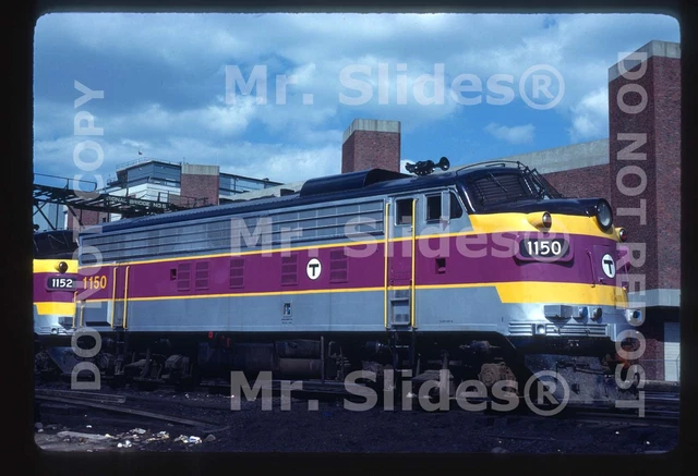 Original Slide MBTA Boston Clean Paint FP10 1150 Boston MA 1979