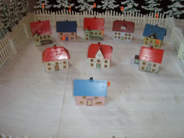 1x altes  Miniatur Haus Pflugbeil    Seiffen 1950 Erzgebirge