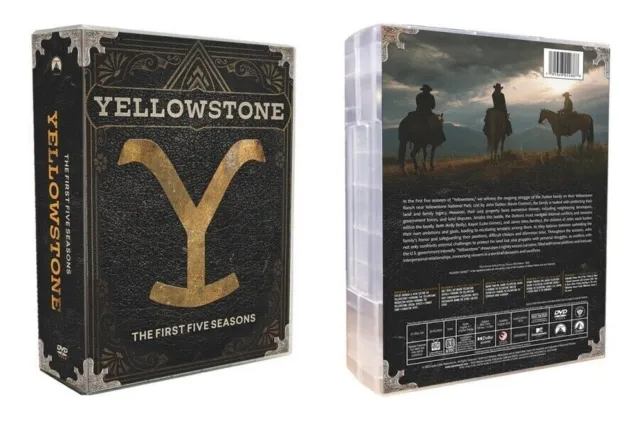 YELLOWSTONE the Complete Series Seasons 1-5 part 1 ( DVD 21 discs) Free Shipping