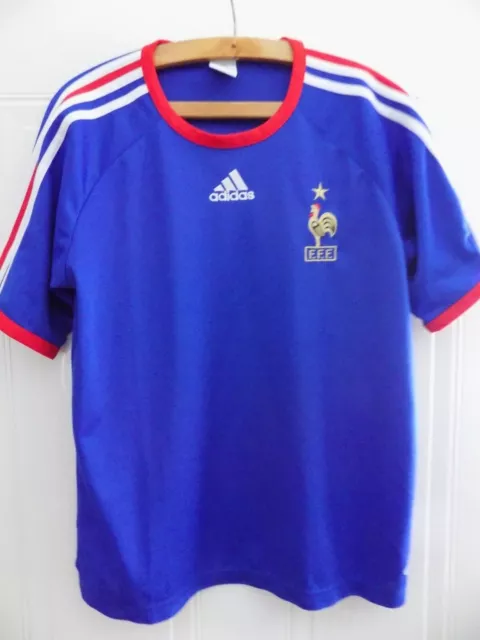 France Football Jersey Home Shirt 2006 2007 Adidas Maillot de foot Original Size