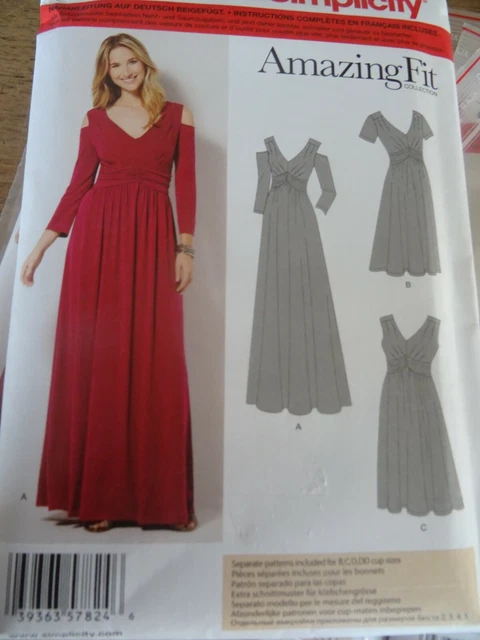 Patron SIMPLICITY 10192 - Robe, Caftan Et Maillot De Bain - Tailles 32 à 40 - Neuf