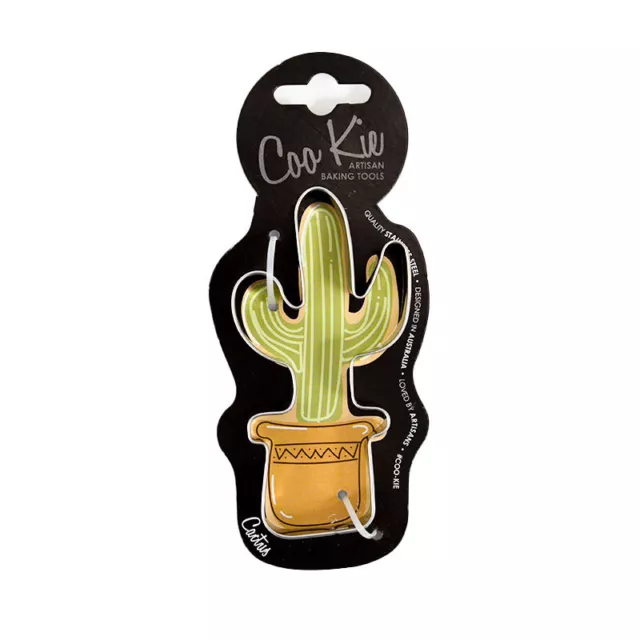 Cactus Pot Cookie Cutter by Coo Kie