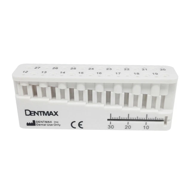 Dental MINI-ENDO-BLOC, Endo Measuring Block Ruler DENTMAX - 1Pc