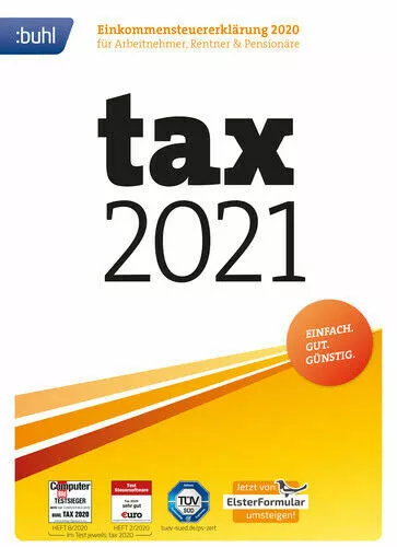 WISO tax 2021 für das Steuerjahr 2020 Windows Download Deutsch