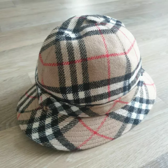 Burberry wool deals hat vintage