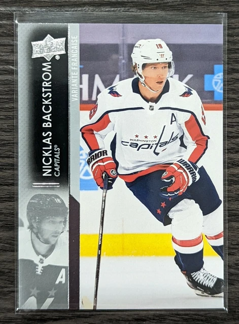 Nicklas Backstrom 2021-22 Upper Deck French Variation #187 Washington Capitals