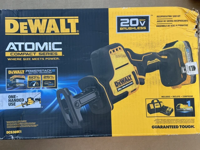 DeWALT DCS369E1 20V MAX Brushless Cordless Reciprocating Kit Brand New