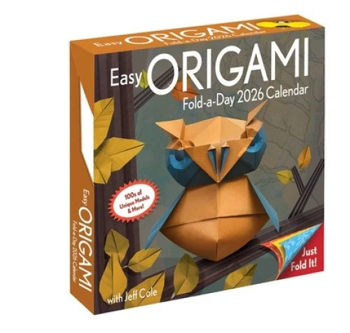 EASY ORIGAMI 2026 Fold-a-Day Calendar by Jeff Cole [Blank book] £13.44 ...