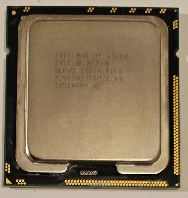 CPU Intel Xeon W3690 3.46Ghz 6C/12T 12MB Cache Socket LGA1366 130W SLBW2