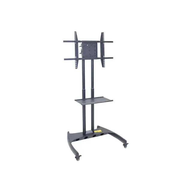 Luxor FP Series Steel Mobile TV Stand Black Screens up to 60 FP3500