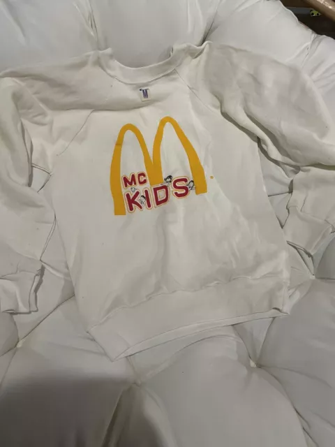 Holy Grail 🔥Vintage New Champion McDonald’s MCkids Medium Sweater NOS USA